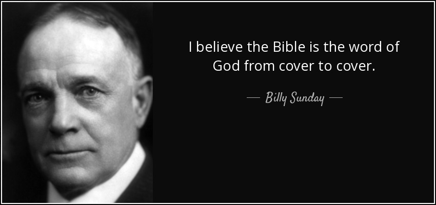 Billy Sunday Quote